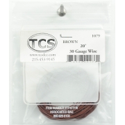 TCS 20 FT BROWN 1079 #30 DECODER WIRE